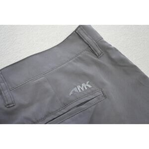 Mountain Khaki Camp Shorts Polyester Stretch Classic Fit Gray Hiking Mens Sz 31